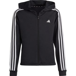 adidas - Train Essentials Aeroready 3-Stripes Hooded Jacket Boys carbon at  Sport Bittl Shop