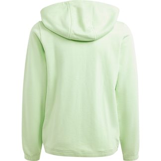 Essentials 3-Streifen Full-Zip Kapuzenjacke Mädchen semi green spark