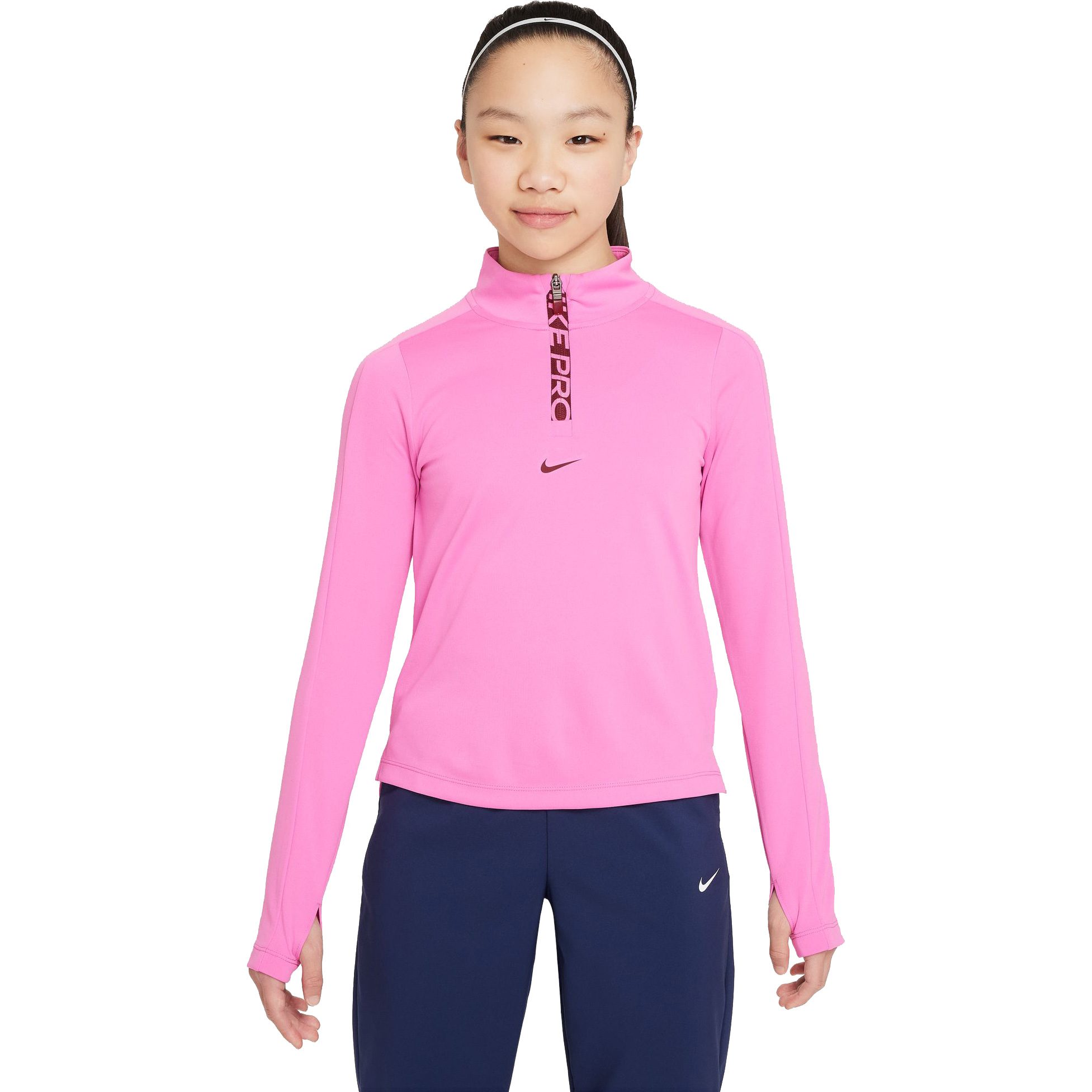 Nike - Dri-Fit Longsleeve Girls playful pink at Sport Bittl Shop