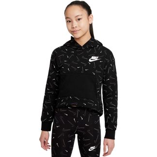 Nike - Sportswear Hoodie Mädchen schwarz weiß