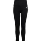 Train Essentials 3-Stripes High-Waisted Tight Girls black