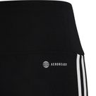 Train Essentials 3-Stripes High-Waisted Tight Girls black