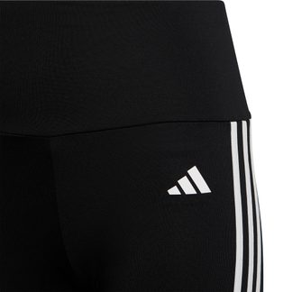 Train Essentials 3-Stripes High-Waisted Tight Girls black