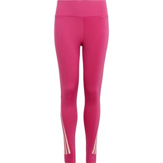 adidas - Training 3-Stripes High-Rise 7/8 Tights Girls semi lucid fuchsia