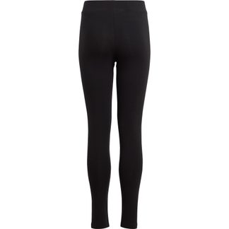 Essentials Linear Logo Cotton Leggings Girls black