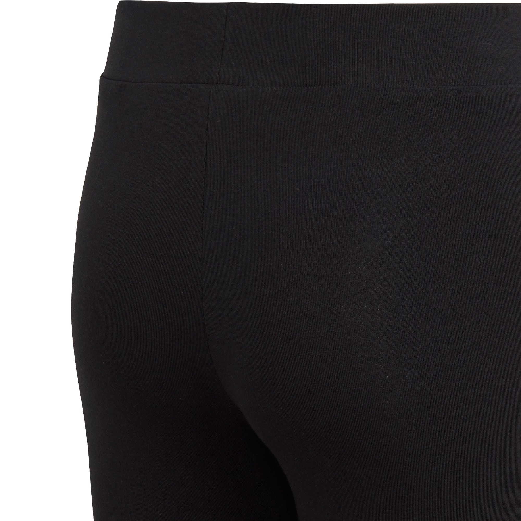 adidas - Essentials Linear Logo Cotton Leggings Girls black