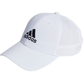 adidas - Embroidered Logo Lightweight Baseball Kappe Kinder weiß