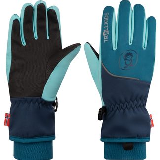 Trolltunga Fingerhandschuhe Kinder dark marine