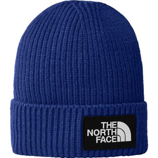 The North Face® - Box Logo Cuff Beanie Kinder blau