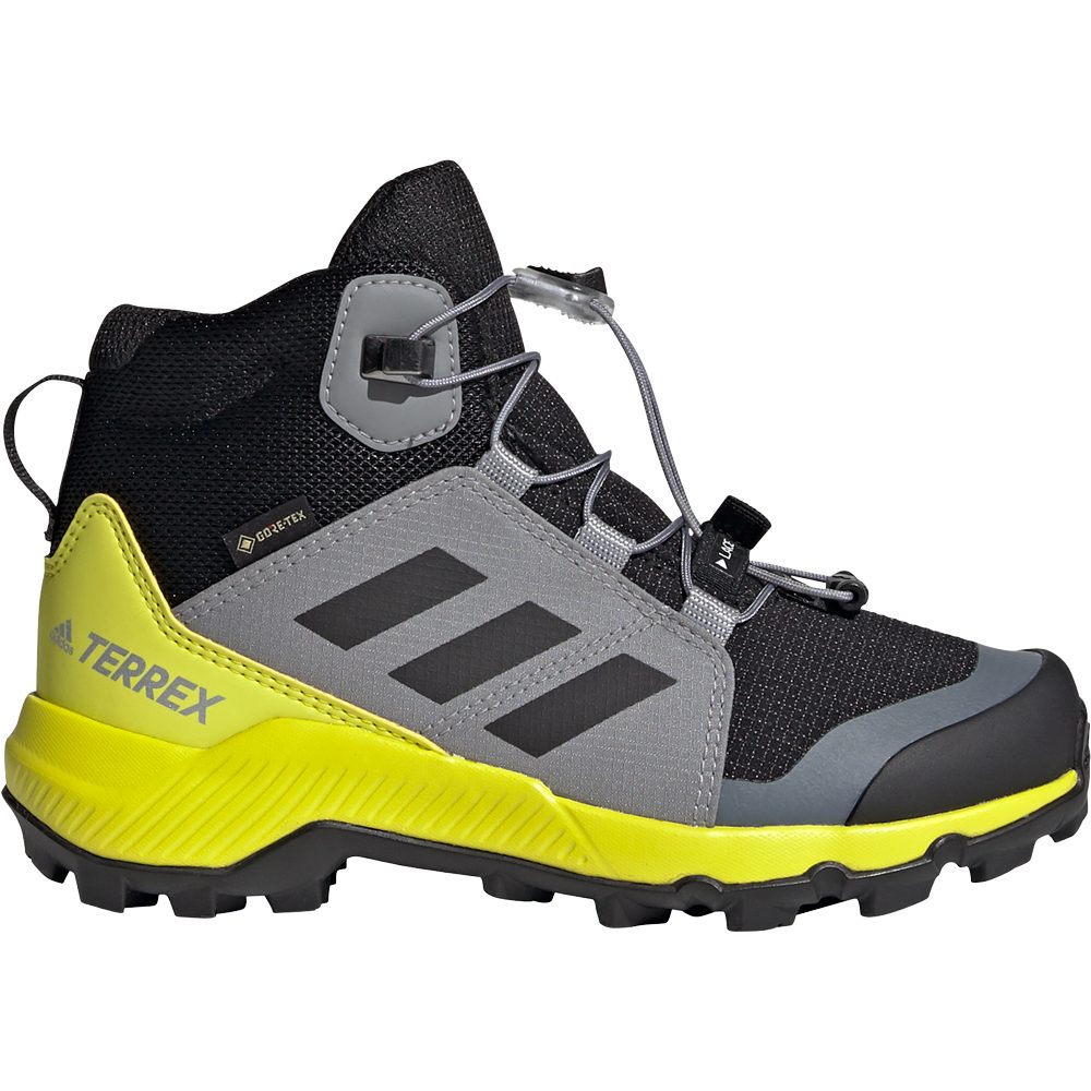 federation fair Reporter adidas TERREX - Terrex Mid Gore-Tex Hiking Shoes Kids core black grey three  acid yellow at Sport Bittl Shop