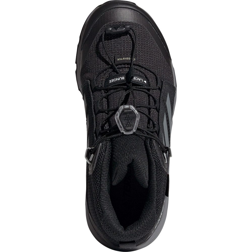 adidas TERREX - Terrex Mid GTX Hiking Shoes Kids core black grey