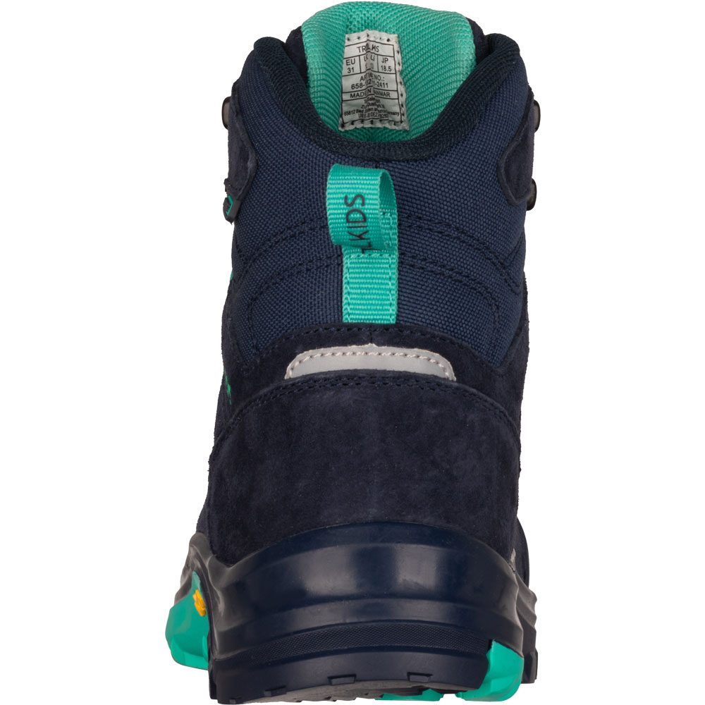Trollsteinen Hiker Mid XT Wanderschuhe Kinder navy