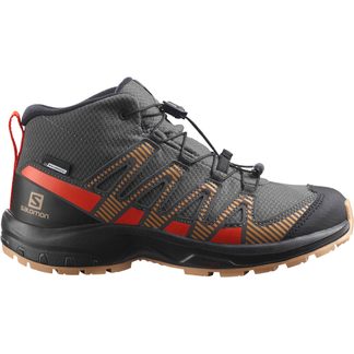 Salomon - XA Pro V8 CSWP MID Hiking Shoes Kids magnet