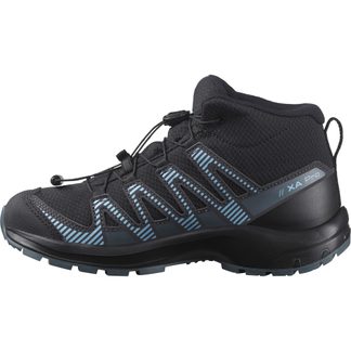 XA Pro V8 MID Waterproof Wanderhalbschuhe Kinder black dark slate