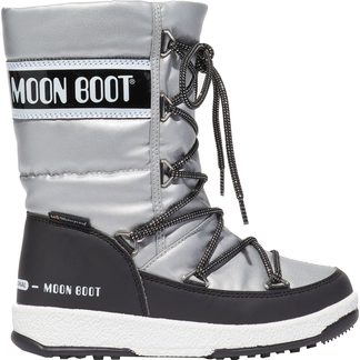 Moon Boot - Moon Boot JR Quilted Winterschuhe Mädchen silber