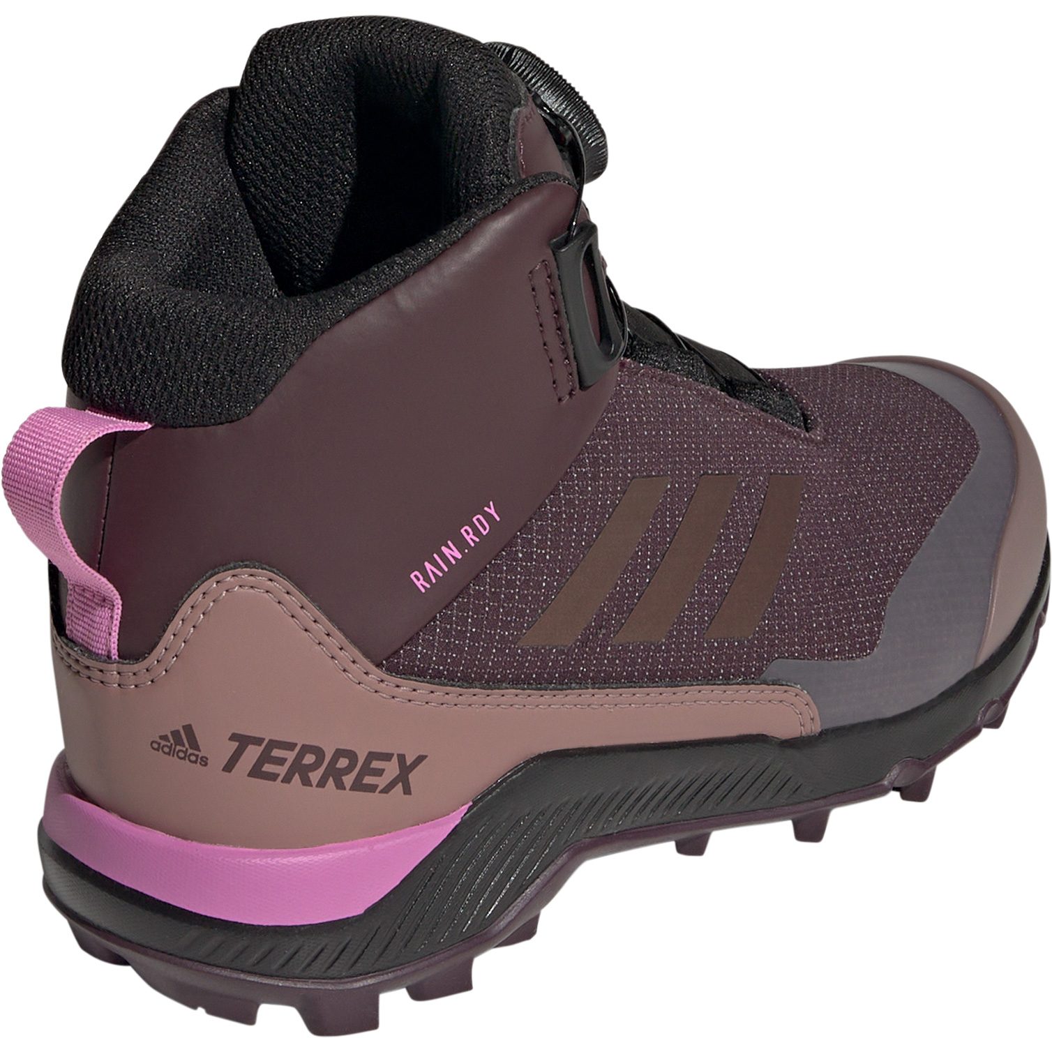 adidas TERREX - Terrex Mid Boa Kids at Sport Hiking Rain.RDY shadow maroon Shop Bittl Shoes