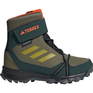 adidas TERREX - Terrex Snow Hook-And-Loop COLD.RDY Hiking Shoes Kids focus olive