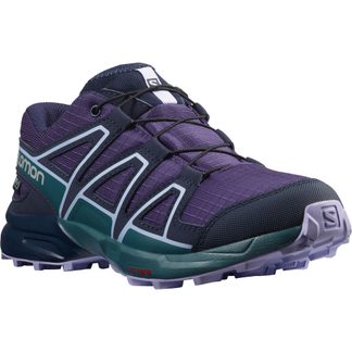 Speedcross Climasalomon™ Waterproof Trailrunning Shoes Junior grape mallard blue lavender