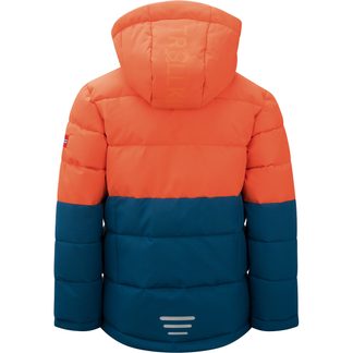 Gryllefjord Skijacke Kinder deep orange