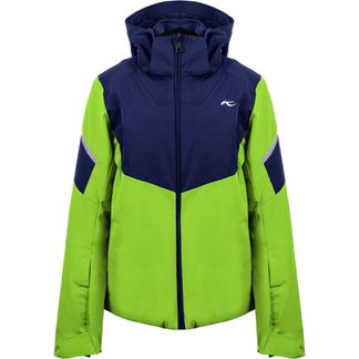 KJUS - Speed Racer Ski Jacket Kids stem green atlanta blue