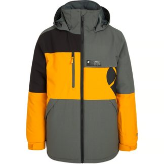 Protest - Hugo Snowjacket Boys dark yellow