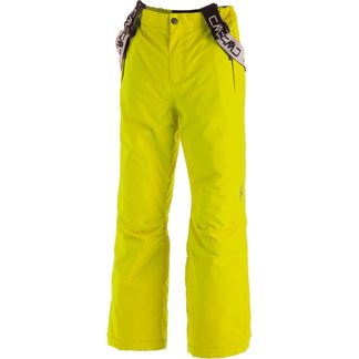 Salopette Snow Pants Kids yellow fluo