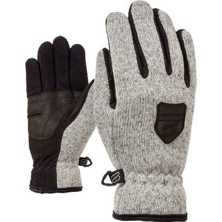 Ziener - Limagiosso Strickfleece Handschuh Jungen grey melange