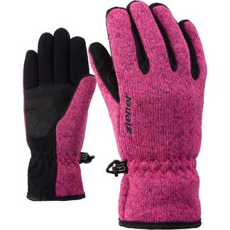 Ziener - Limagios Strickfleece Handschuh Kinder pop pink