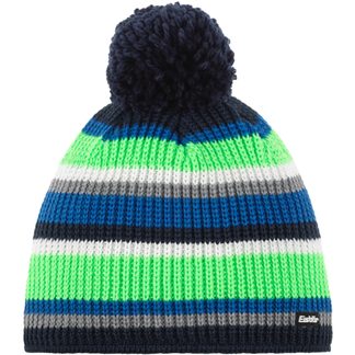 Eisbär - Clip Pompon Beanie Kids dark cobalt grau mi blau li gr