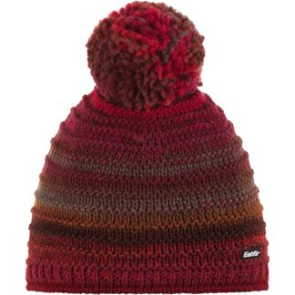 Eisbär - Mikata Pompon Beanie Kids red brown