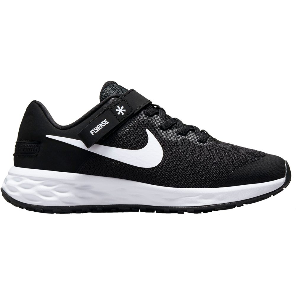 Nike black white Sport - Running Shoes Kids FlyEase smoke Bittl Shop 6 grey at Revolution