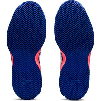 achterlijk persoon fluiten specificatie ASICS - Gel-Resolution 8 Clay GS Tennis Shoes Kids white lapis lazuli blue  at Sport Bittl Shop