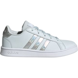 adidas - Grand Court Print Lace Sneaker Kinder blue tint footwear white