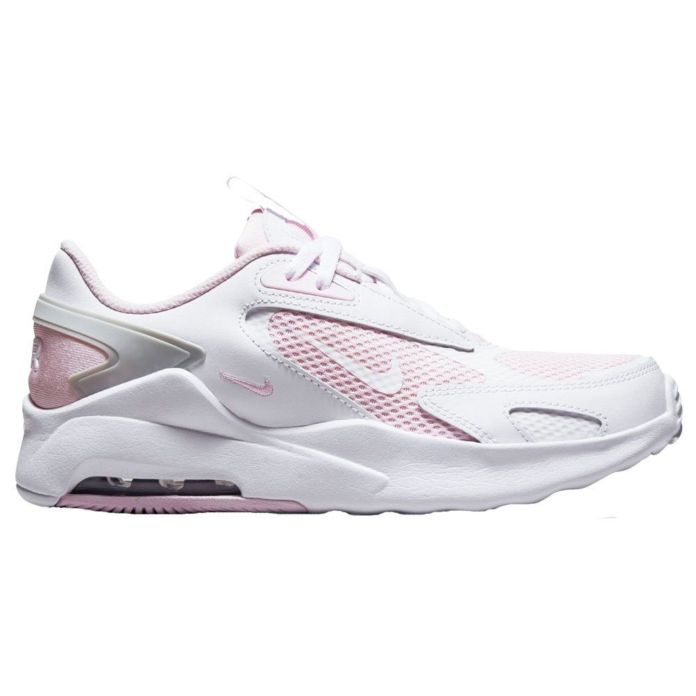 pink and white air shoes