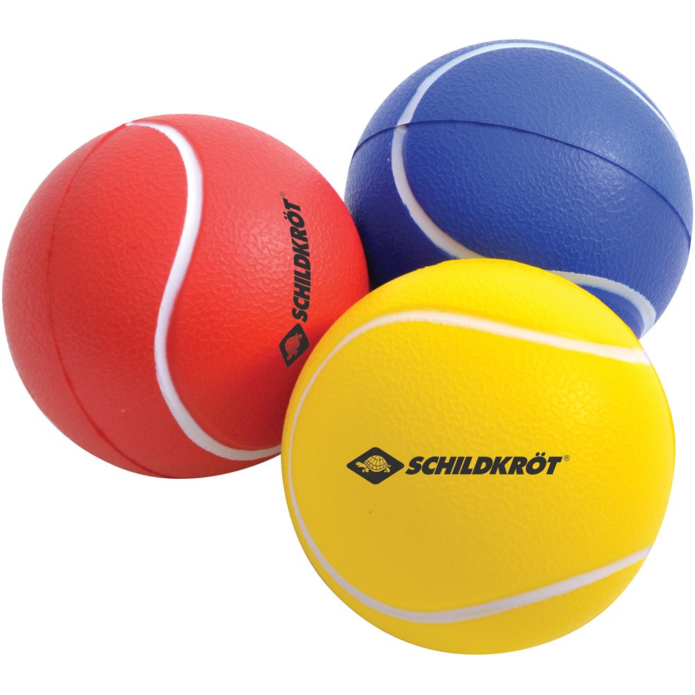 at blue Set Schildkröt Bittl 3pcs Sports Shop - yellow Sport Fun red Softballs