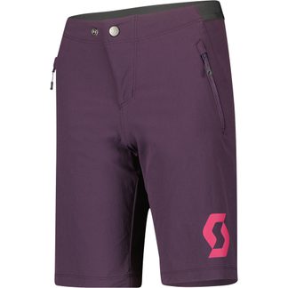 Scott - Trail 10 Loose Fit Junior Padded Bike Shorts Kids dark purple