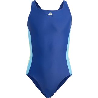 adidas - Cut 3-Streifen Badeanzug Mädchen dark blue