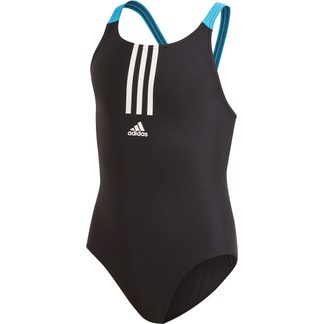 adidas - Fitness Badeanzug Mädchen schwarz weiß