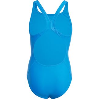 Solid Small Logo Swimsuit Girls bright royal