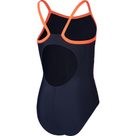 Plastisol Placement Thinstrap Badeanzug Mädchen true navy