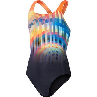 Speedo - Digital Placement Powerback Swimsuit Girls black