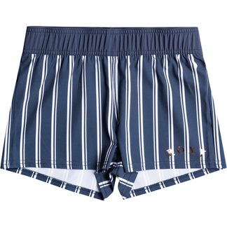 Roxy - Same Time Boardshorts Girls mood indigo at down stripe