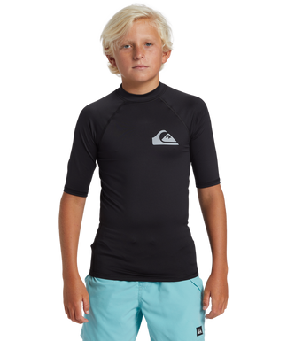 UPF 50 Surf T-Shirt Jungen schwarz