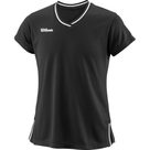 Team II V-Neck T-Shirt Girls black