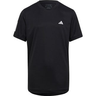 adidas - Club Tennis 3-Streifen T-Shirt Jungen schwarz