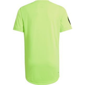 Club Tennis 3-Streifen T-Shirt Jungen lucid lemon