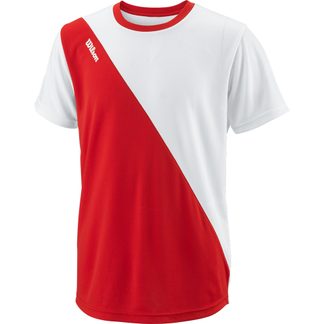 Wilson - Team II Angle Crew T-Shirt Jungen team red