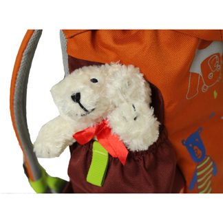 Schmusebär 8l Backpack with Teddy Kids mandarine