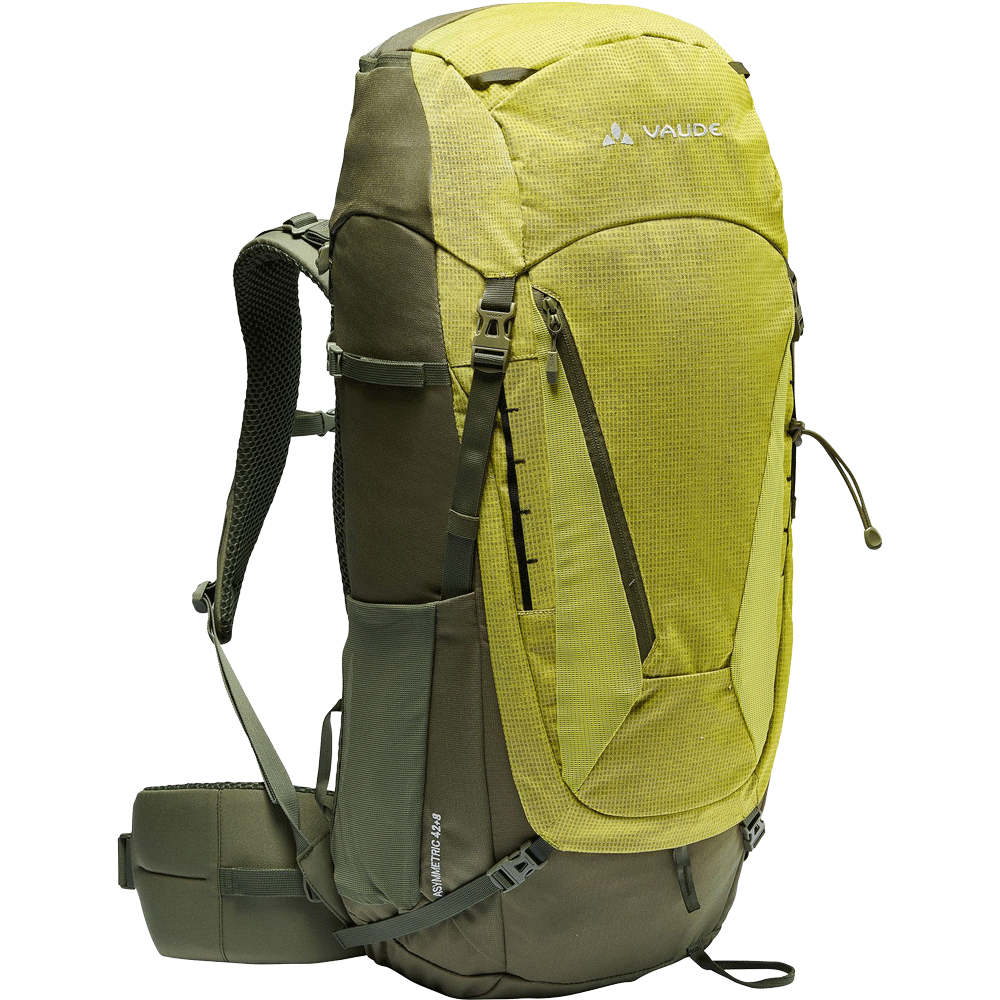 VAUDE - Asymmetric 42+8l Hiking Backpack bright green