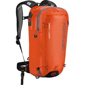 ORTOVOX - Ascent 22 Avabag Avalanche Backpack crazy orange
